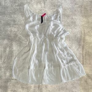 Y2k sheer tiered mini babydoll
